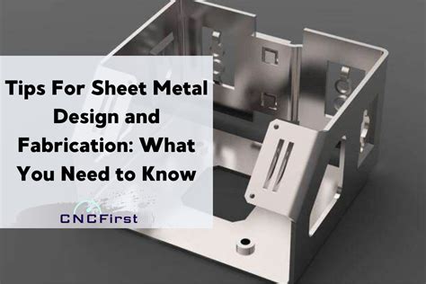 sheet metal design tips